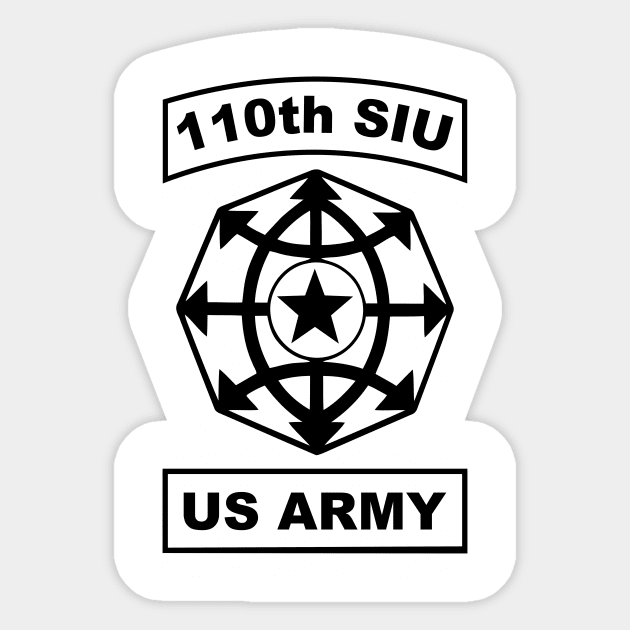 110th SIU US Army Sticker by Vault Emporium